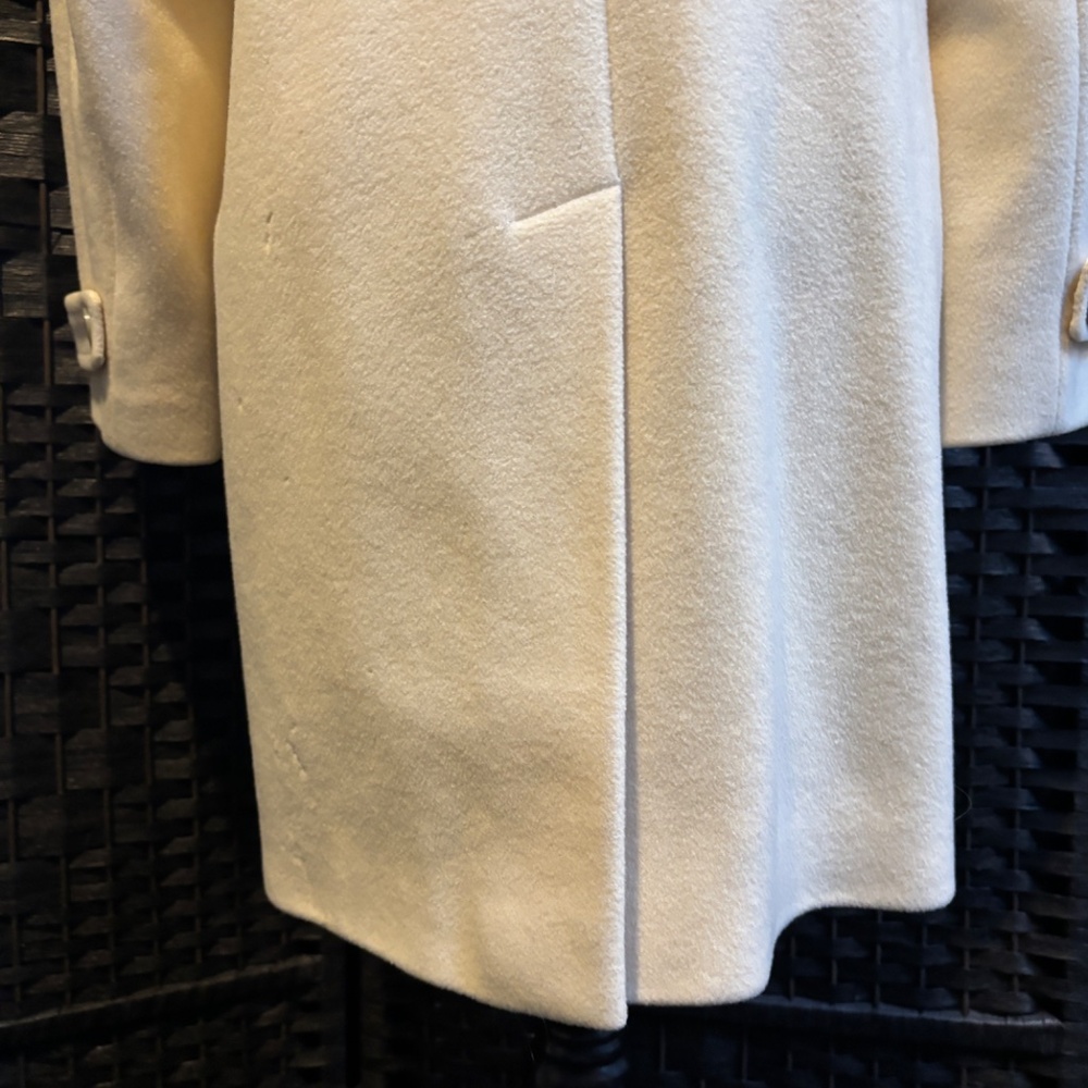 Michael Kors Women's Single-Breasted Wool Coat Size 6 - Picture 8 of 14